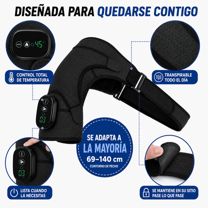 Hombrera con calor y vibración