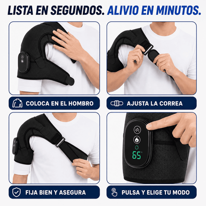 Hombrera con calor y vibración